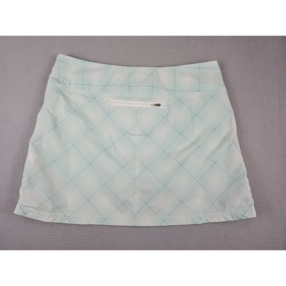 Athleta Skort Size 10P  Green Plaid Active Golf Tennis Performance Style 214970 - Picture 7 of 9